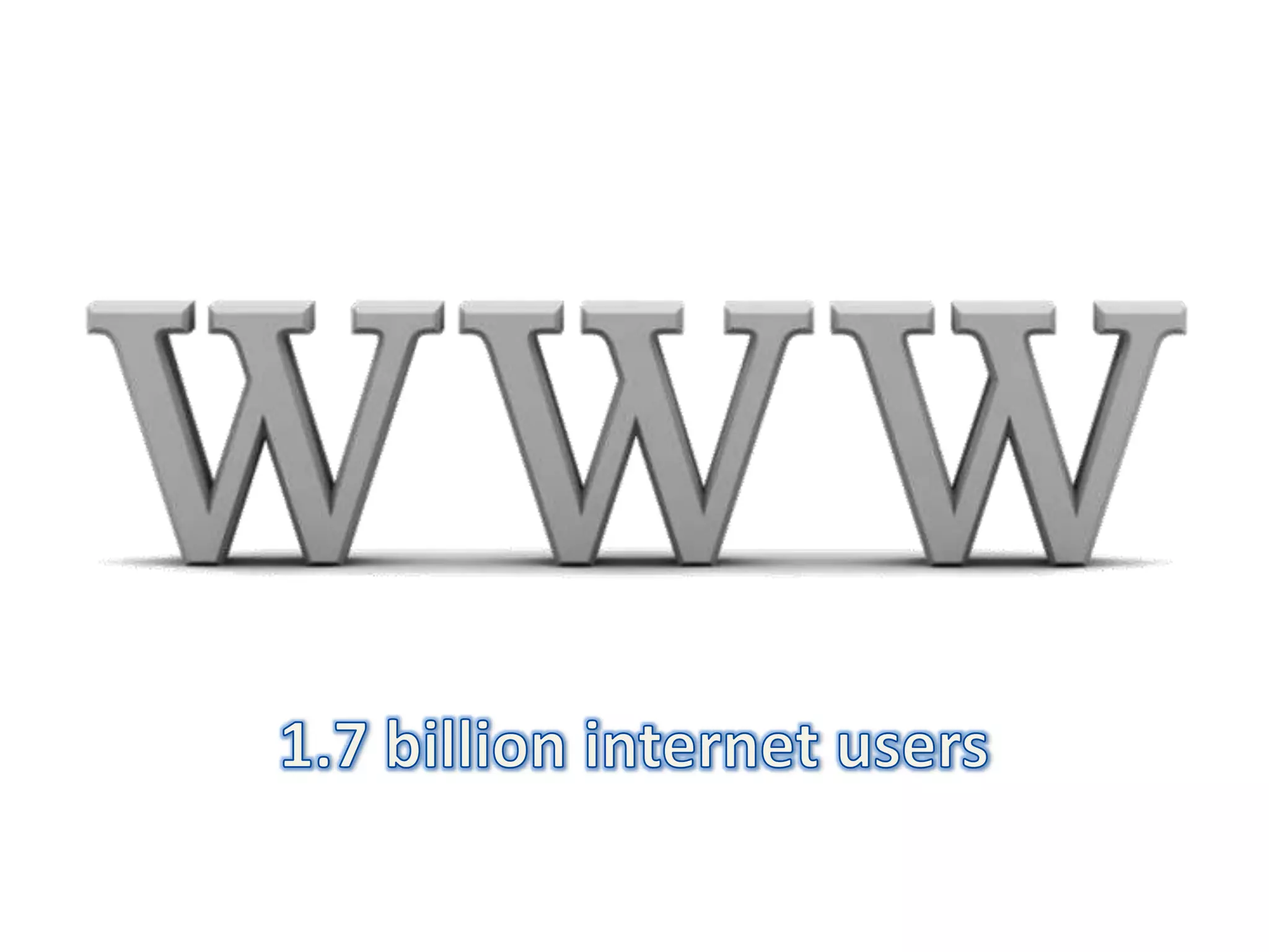 1.7 billion internet users