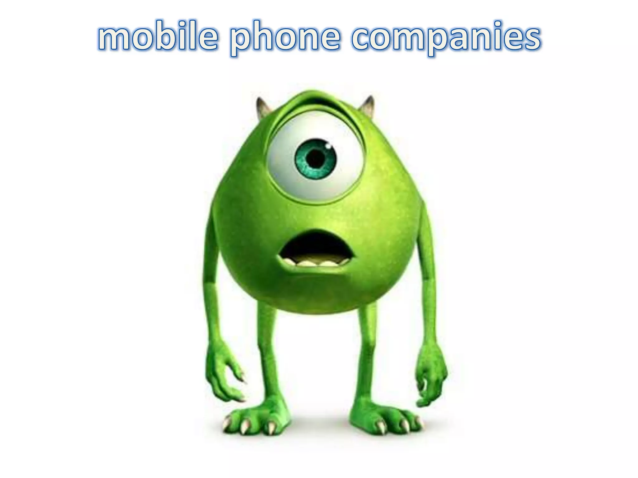 mobile phone companies