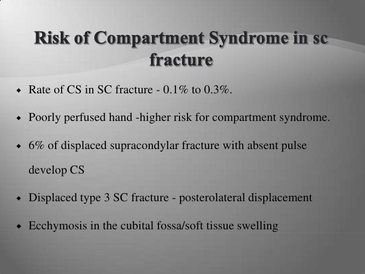 3 A’S Of Pediatric Compartment syndrome