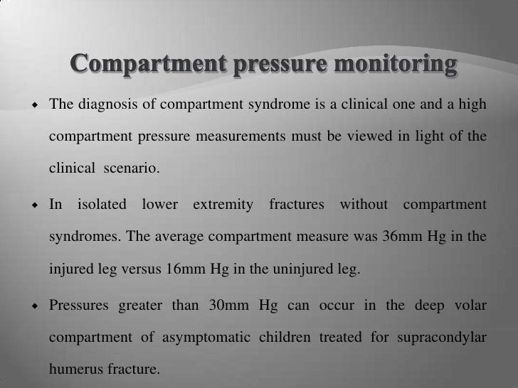 3 A’S Of Pediatric Compartment syndrome