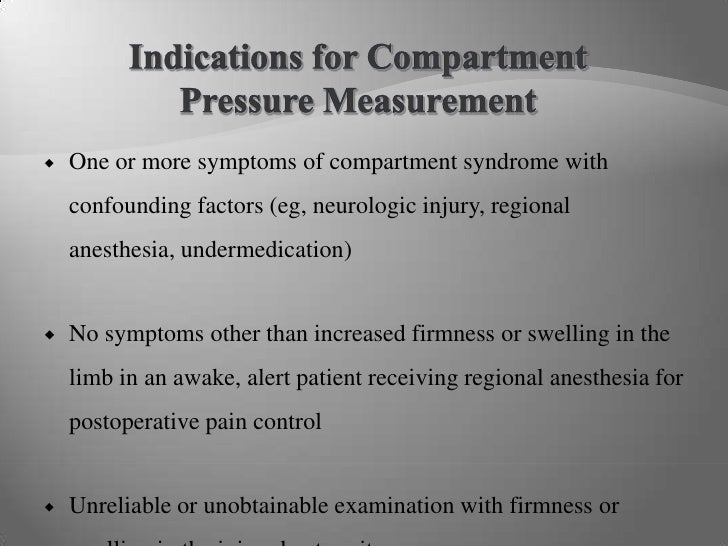 3 A’S Of Pediatric Compartment syndrome