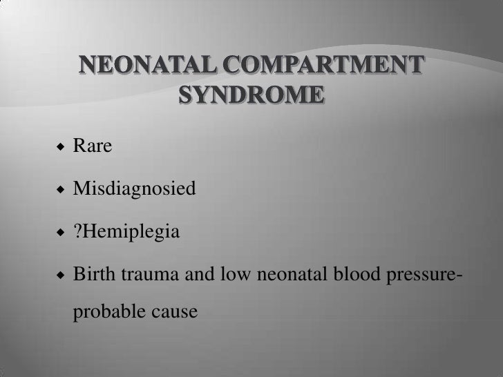 3 A’S Of Pediatric Compartment syndrome
