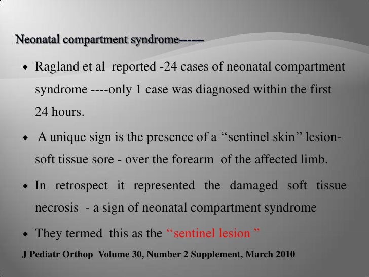 3 A’S Of Pediatric Compartment syndrome