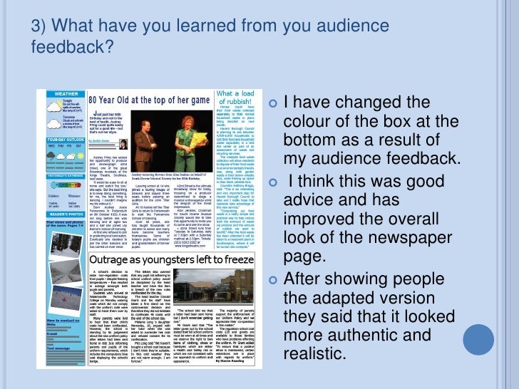 A2 media studies coursework evaluation image