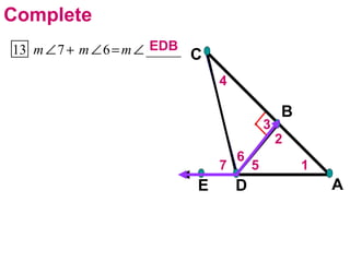 7 6 5 4 3 2 1 Complete EDB 