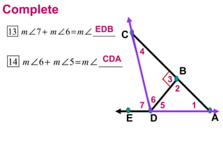 7 6 5 4 3 2 1 Complete EDB CDA 