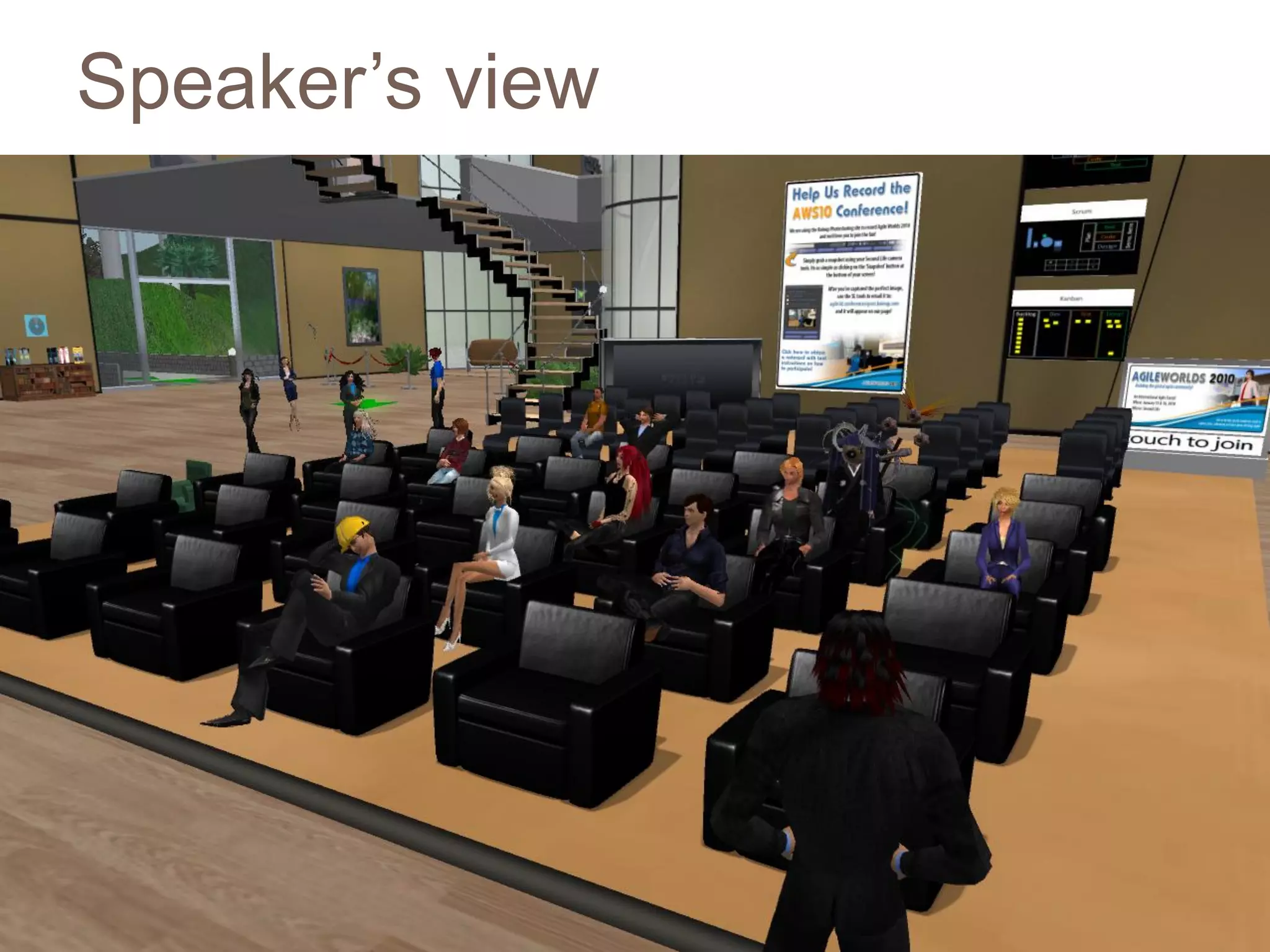 Speaker‟s view
 