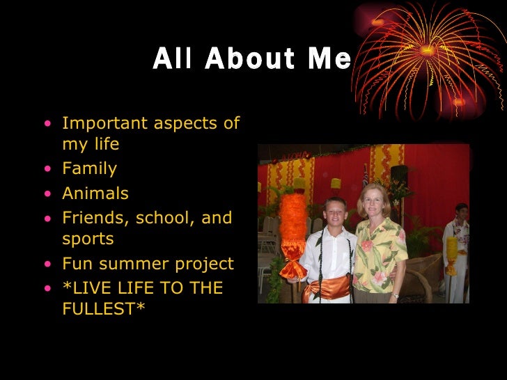 about me powerpoint