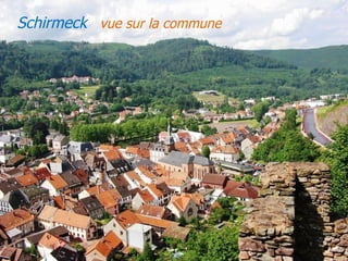 Schirmeck  vue sur la commune 