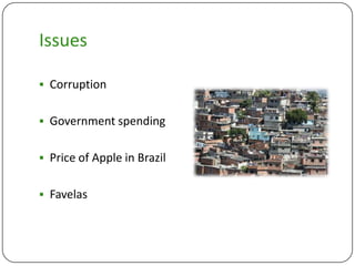 Social classes (gap)TGood infrastructure (along the coastal areas)