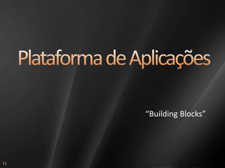 Plataforma de Aplicações “Building Blocks”