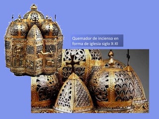 Quemador de incienso en forma de iglesia siglo X-XI 
