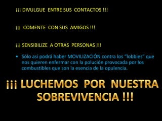 Curiosamente mientras los vehículos eléctricos son destruidos en masa, los de combustión son bien protegidos, como se puede  ver en lo siguiente: