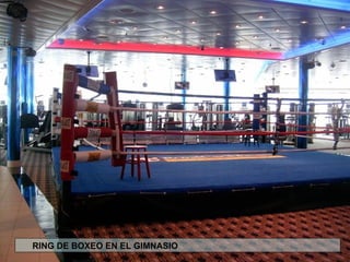RING DE BOXEO EN EL GIMNASIO 