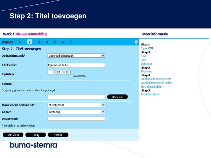 Buma Stemra voor beginners informatiedag 17mrt