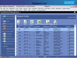 Characteristic of Com Automation  Student List 