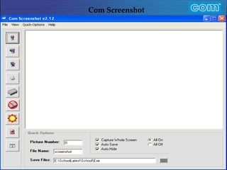 Characteristic of Com Automation  Com Screenshot 