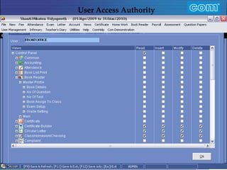 Characteristic of Com Automation  User Access Authority 
