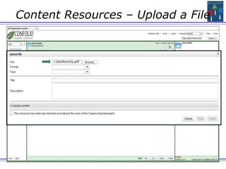 c:\biodiversity.pdf Content Resources – Upload a File 