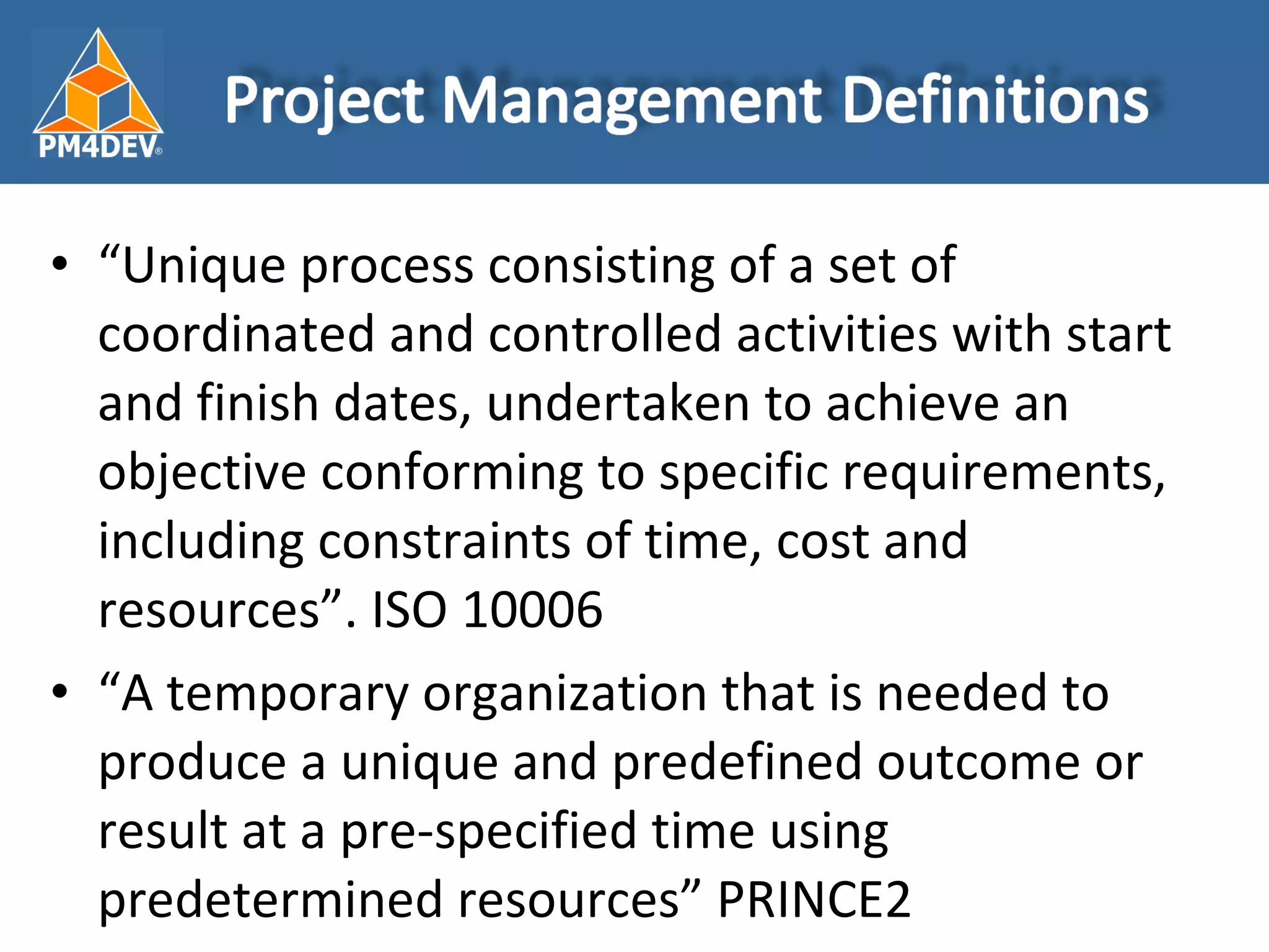 Fundamentals of Project Management | PPT
