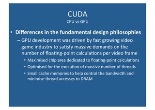 Introduction to parallel computing using CUDA | PPT
