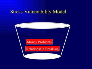 Stress-Vulnerability Model Money Problems Relationship Break-up 