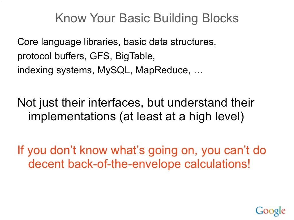 Know Your Basic Building Blocks