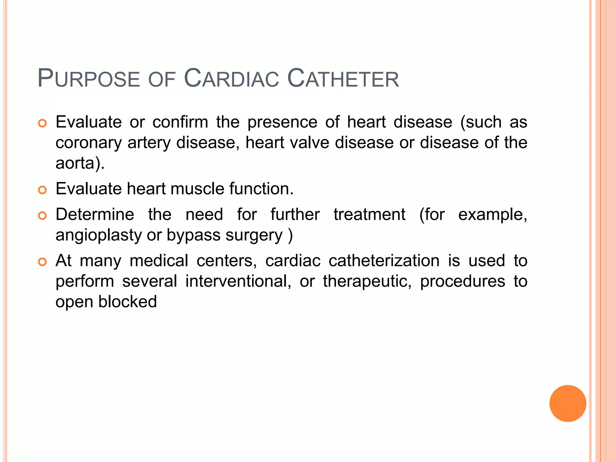 Diagnostic Procedures for Cardiovascular system | PPTX