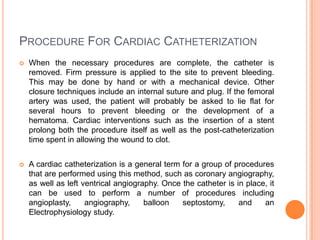 Diagnostic Procedures for Cardiovascular system | PPTX