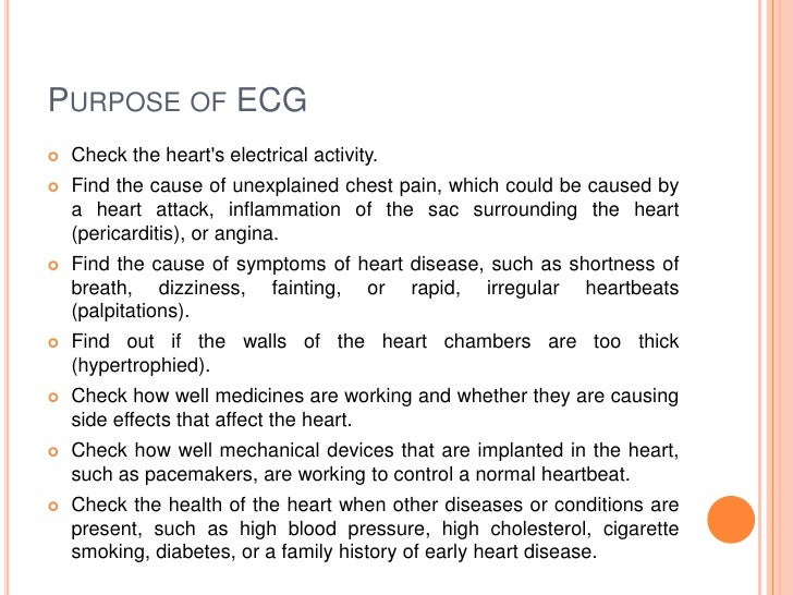 Diagnostic Procedures for Cardiovascular system