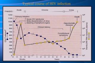 Typical course of HIV infection 