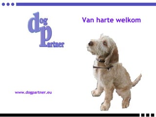 Van harte welkom www.dogpartner.eu 