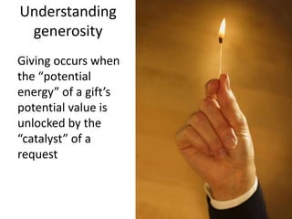 New Ideas for legacy promotion from a theoretical frameworkApplying “The Generosity Code”