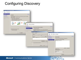 Configuring Discovery
 