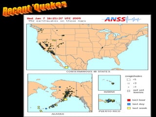 Recent 'Quakes 