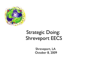 Strategic Doing:  Shreveport EECS ,[object Object],[object Object]