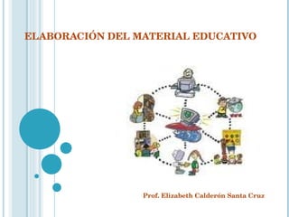 ELABORACIÓN DEL MATERIAL EDUCATIVO Prof. Elizabeth Calderón Santa Cruz 
