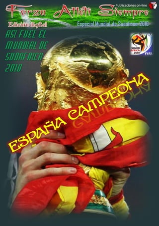 Asi fue el Mundial de Sudáfrica 2010, España Campeona