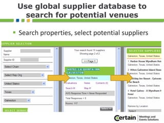 Collect travel requests or reservation information with event registrationTravel requestsTrip-level reservation detailGround transportationArrival / Departure manifestsIntegrate with GDSSabre, Resx, GetThere, Concur Cliqbooks