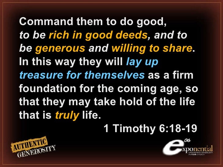 Exponential 06 Pastors Conference The Treasure Principle