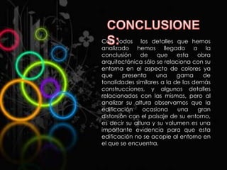 Forma del hotel en conjunto:Se puede observar que el Hotel ha sido diseña en base a formas prismáticas rectangulares de diferentes tamaños.