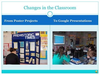 From Poster ProjectsTo Google PresentationsChanges in the Classroom