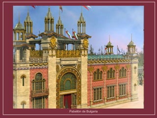 Pabellón de las indias holandesas Pabellón de Bulgaria 