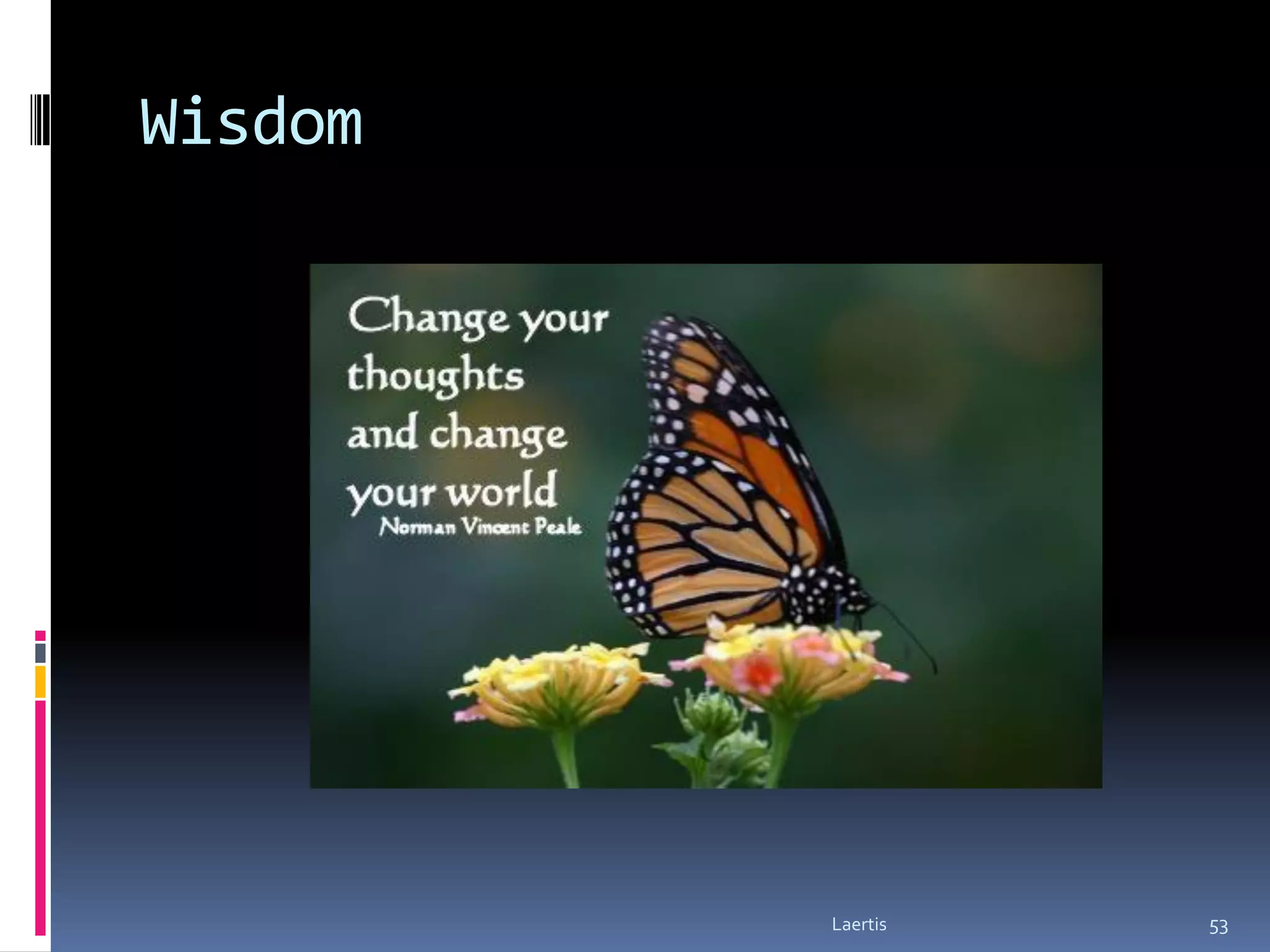 Wisdom




         Laertis   53
 