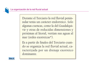 La organización de la red fluvial actual




Doc.4
Doc.4


                                            Santillana
 