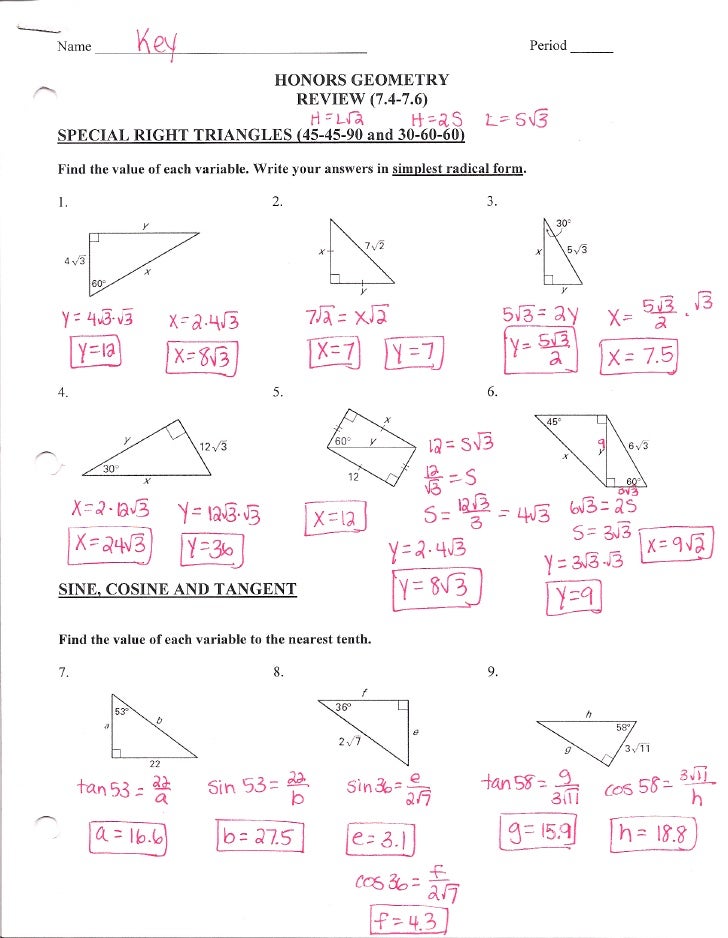 geometry homework practice workbook answer key pdf