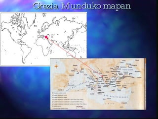 Grezia Munduko mapan 