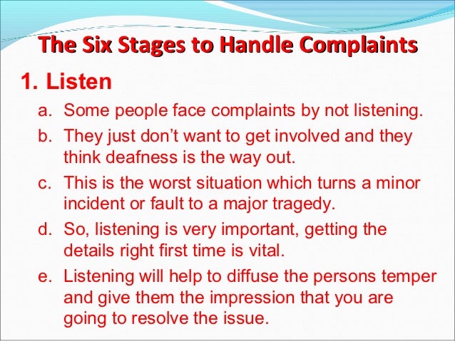 handling difficult situations