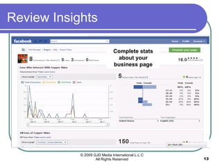 Review Insights Complete stats about your business page 
