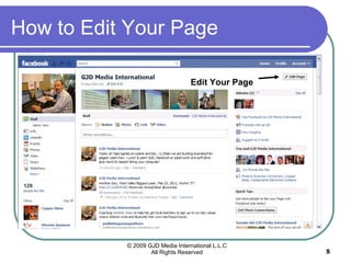 How to Edit Your Page Edit Your Page 